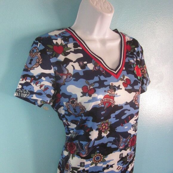 Rosalita McGee Womens Size S Pullover Stretch Shift Dress - Spanish Brand -38" B - Picture 4 of 13